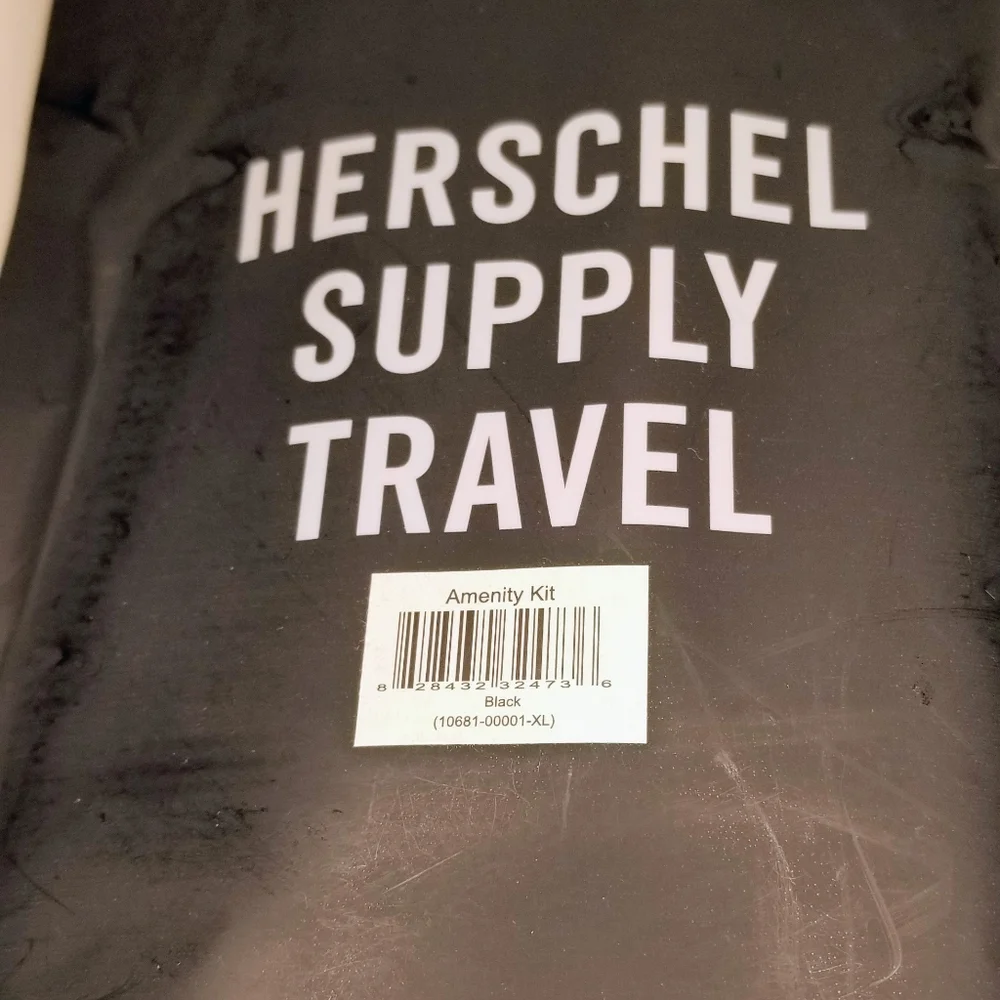 HERSCHEL SUPPLY CO Travel Amenities Kit Set Black Unisex